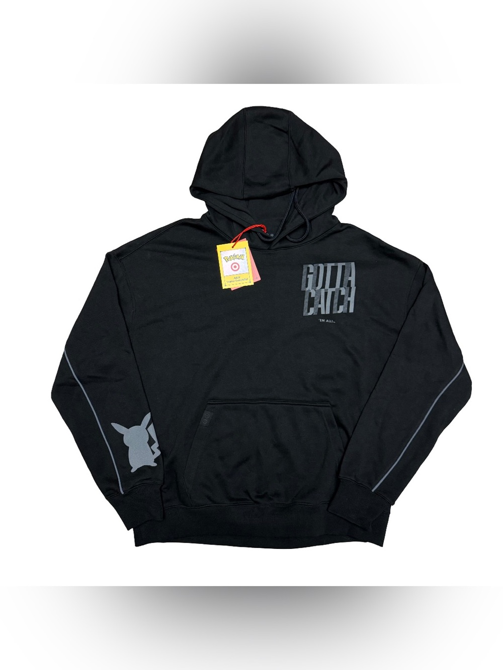 Pokémon Target Exclusive Gotta Catch Them All Hoodie Adult Black Small